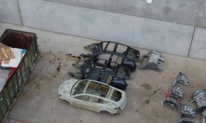 4680 Battery Test Bodies Found Outside the Casting Area in Giga Texas