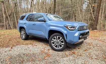 2026 Toyota 4Runner Limited set against a wooden fall background