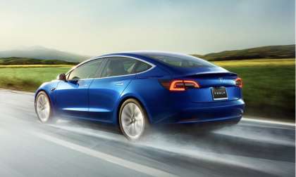 Tesla Model 3 Takes to Interstate via Tesla Media