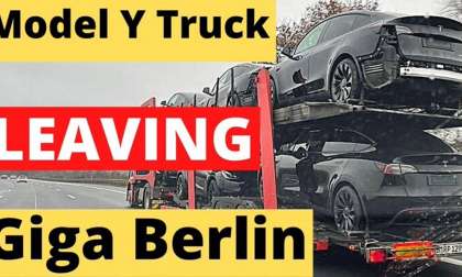 6 Performance Model Y Vehicles Seen Leaving Giga Berlin