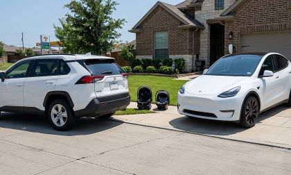 Tesla Model Y & Toyota RAV4