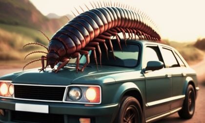 Otherworldly Creature Hypothesized Crawled on Owner's Car