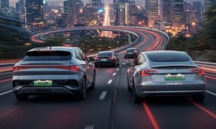 BYD vs. Tesla rendered in Gemini 