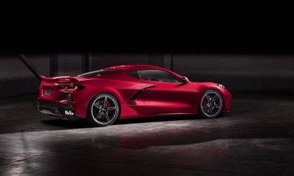 Red Chevy Corvette C8