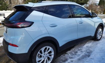 Chevy Bolt EUV in Canada in Driveway