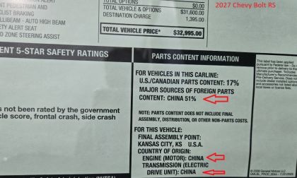 The 2027 Chevy Bolt is 51% Chinese