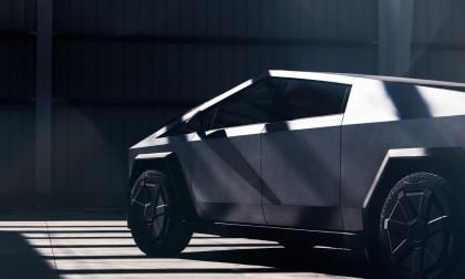 Exterior of Tesla Cybertruck