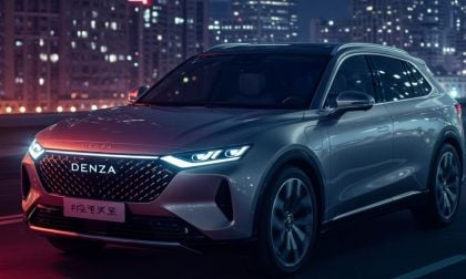 Future Denza luxury car rendered by Gemini. 