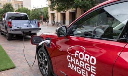 Ford F-150 Lightning Pro charging