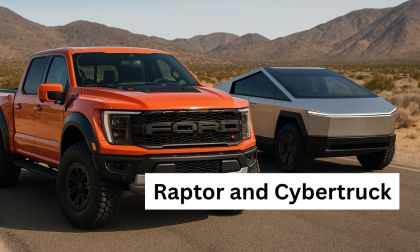  Ford Raptor R and Tesla Cybertruck