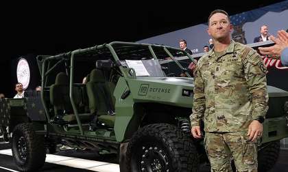 GM Defense Vehicle Raises $1 Million