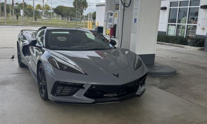 Grey Corvette C8