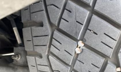 I Got Two Nails In My Cybertruck's Tire Side By Side And Whilte Discount Tire Can't Fix It Tesla Quoted Me $554, Which Seems High