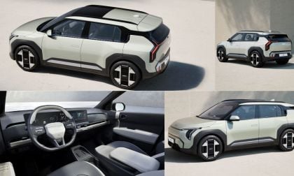 Kia EV3 exterior and interior