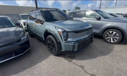 Kia EV9 in Parking Lot