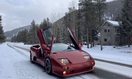 Lamborghini Diablo roadster replica on a stretched Pontiac Fiero chassis