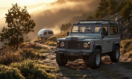 Electric Restomod Defender In The Wild