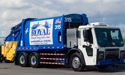 Mack LR electric garbage truck