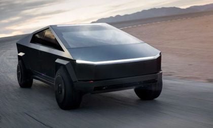 matte black Tesla Cybertruck