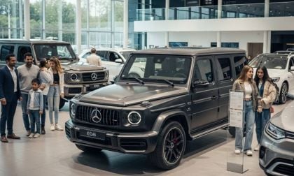 Mercedes G-Wagon In The Showroom