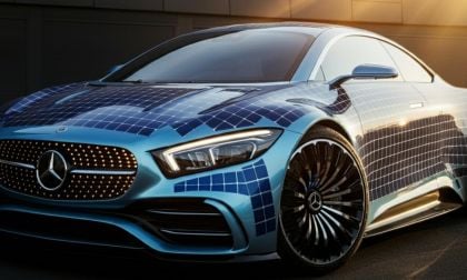 Mercedes With Solar Paint Rendered With Gemini