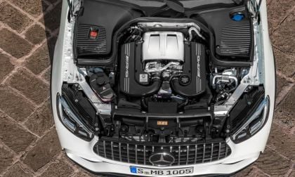 Mercedes AMG GLC63 engine bay