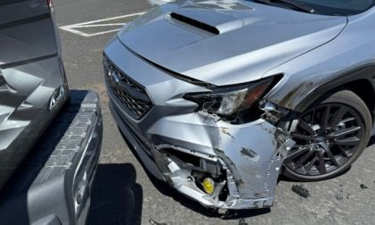 My Subaru WRX Got Sideswiped and Dragged Out of Its Parking Spot While I Was Waiting to Pick Up My Son From School