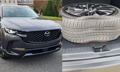 Minutes After I Accepted the 2026 Mazda CX-50 Hybrid, I Was Hit by a Huge Rock Chip and a Flat Tire—But an Unexpected Detour Gave Birth to This Review