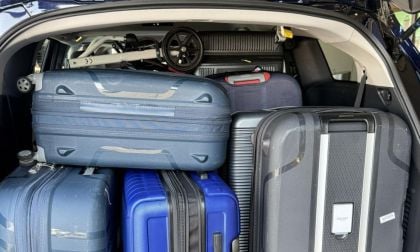 My 2025 Toyota Sienna 8-seater has luggage space for 10 large pieces of luggage and 1 wheelchair