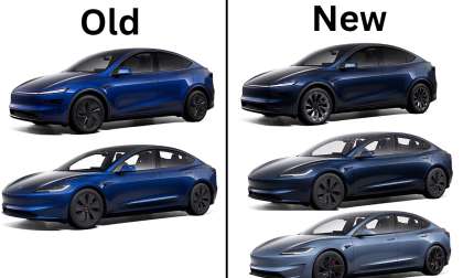 These are the old and new Tesla colors, the old blue is gone after 8 years.