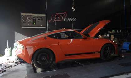 Nissan Z on the dyno - before an after mods