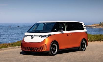 Orange VW ID. Buzz