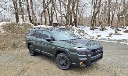 2026 Subaru Outback is shown in a winter scene