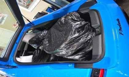 2026 Honda Prelude shown hauling four extra tires inside