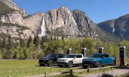 Rivian L2 EV Chargers at Yosemite