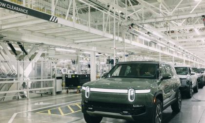 Rivian R1S on Production Line