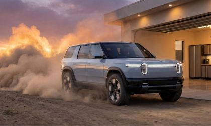 Rivian R2 Driving Fast