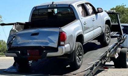 Some Guy Hit My Toyota Tacoma Going 55 MPH, It Flipped 4 Feet Off The Ground, Landed on 4 Tires And Started Right Up