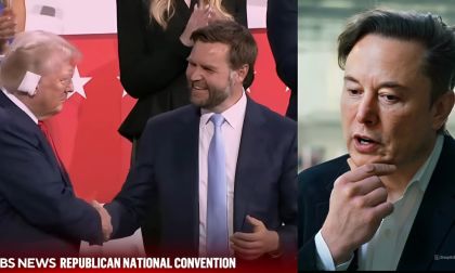 Tesla CEO Elon Musk, Donal Trump, JD Vance