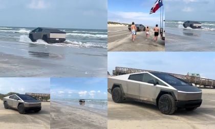 Tesla Cybertruck boat mode
