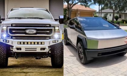 Tesla Cybertruck & Ford F-250