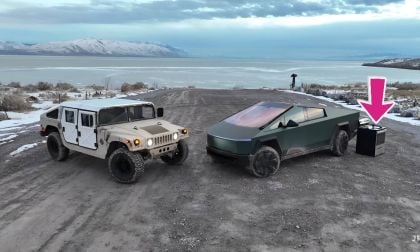 Tesla Cybertruck vs Humvee