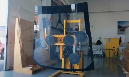 Tesla Cybertruck windshield