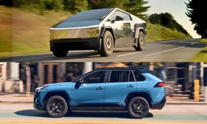 Tesla Cybertruck & Toyota Rav4
