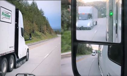Tesla Semi Takes to the Road with Premier Trailer Leasing Trailer In Quiet Ride