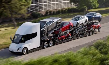 Tesla Semi, with Cybertruck, Model S,3,X,Y