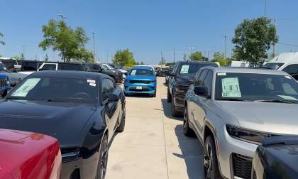 This Texas Dodge, Jeep, and Ram Dealer Is So Stuffed With Inventory You Can't Even Get a Van Out Without Moving Six Trucks