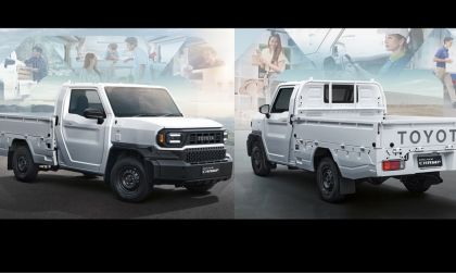 Toyota Hilux Champ compact pickup truck front and rear