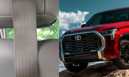 Toyota Tundra truck and how to clean its seat belt