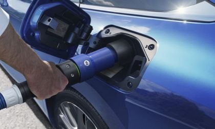 2025 Toyota Mirai FCEV being fueled with hydrogen